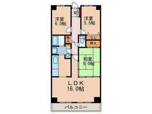 PHOENIX COURT交野Ⅱ南棟の物件間取画像